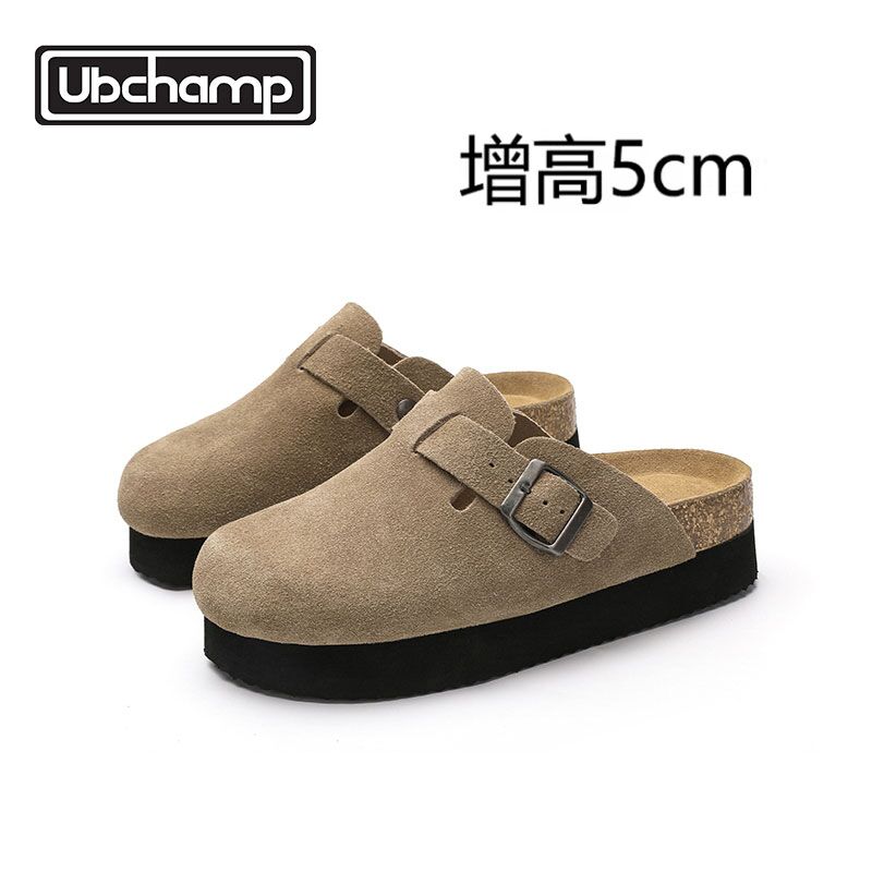 增高厚底5CM勃肯鞋女外穿