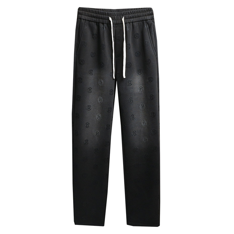 2025秋冬新款柔软弹力时尚刺绣男士休闲裤92314P140,男装休闲裤,钱塘6018（原3088）