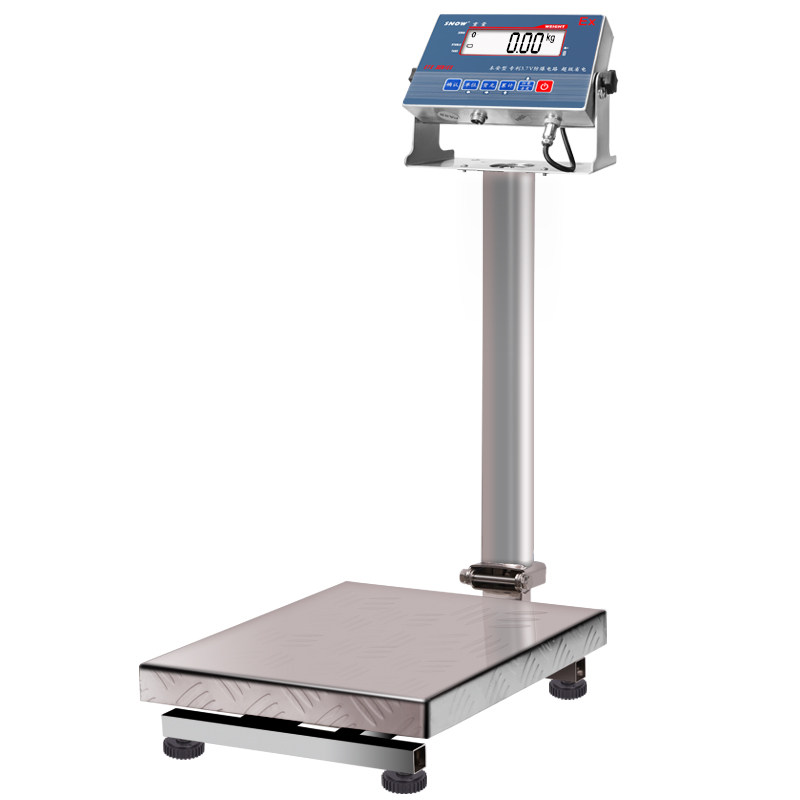 snow防爆仪表电子秤300公斤本安型落地台秤工业称重化工专用磅称