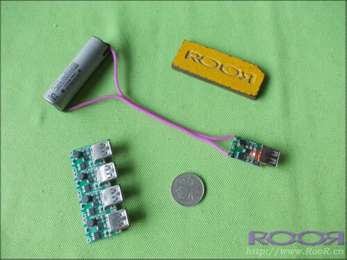 RooR 优质出.口DC2～5V升5V 升压模块 1.2A电流 移动电源升压