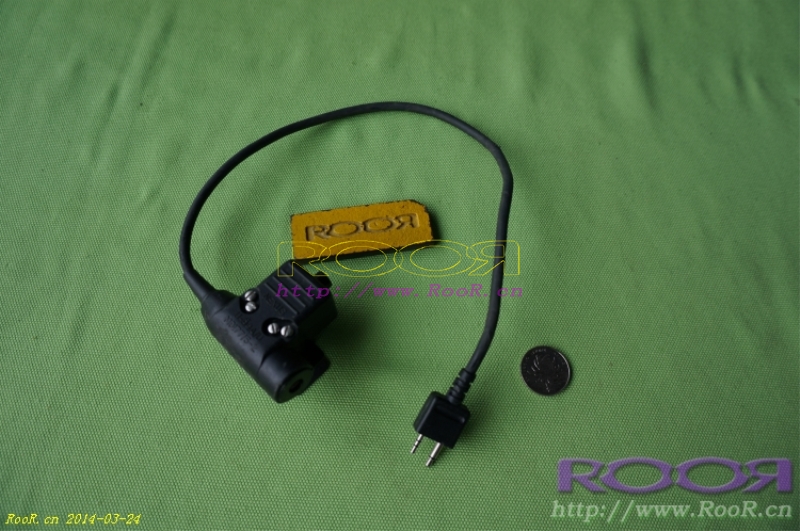RooR 美国 U94 ptt 原版ICom 3.5+2.5 接头 6针 对讲机配件