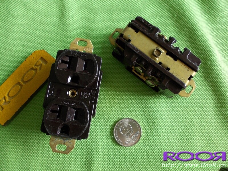 RooR 美国 荷宝 HUBBELL  20A 精品 音响插座 三用