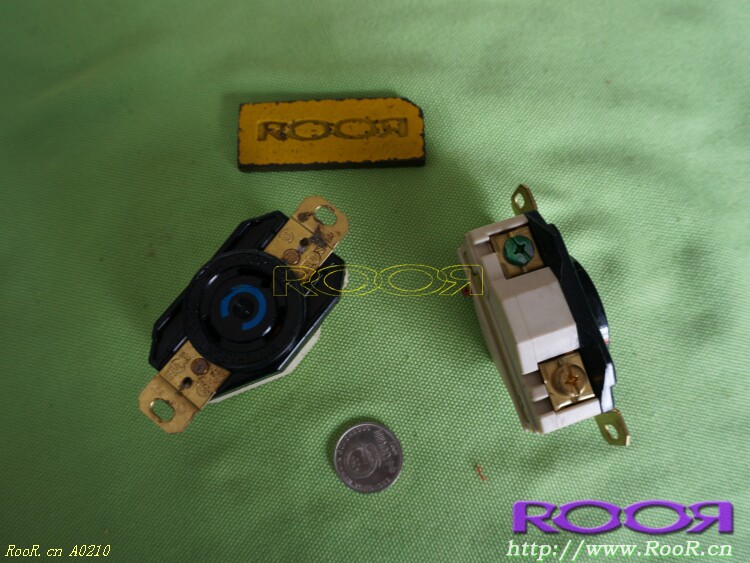 ※ RooR ※ 美国 荷宝 胡贝尔 Hubbell 紫铜 带锁极.品插座 带锁