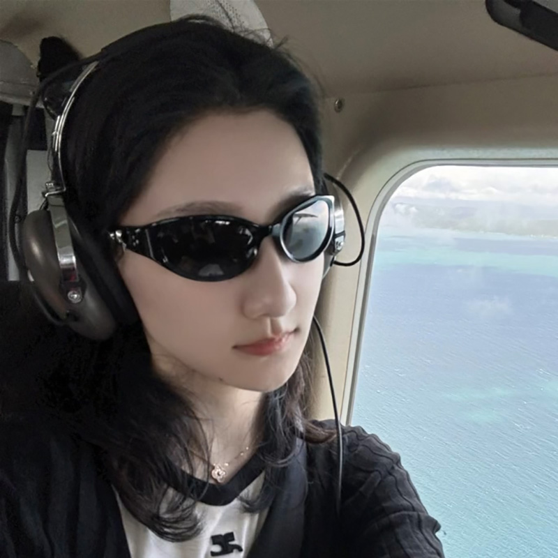 2024新款椭圆gm墨镜显瘦高级感