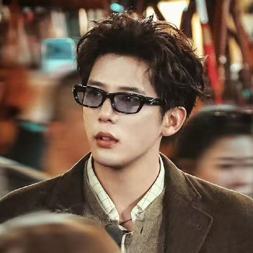 王安宇同款gm男士方框太阳镜痞帅显脸小防紫外线街拍凹造型墨镜潮