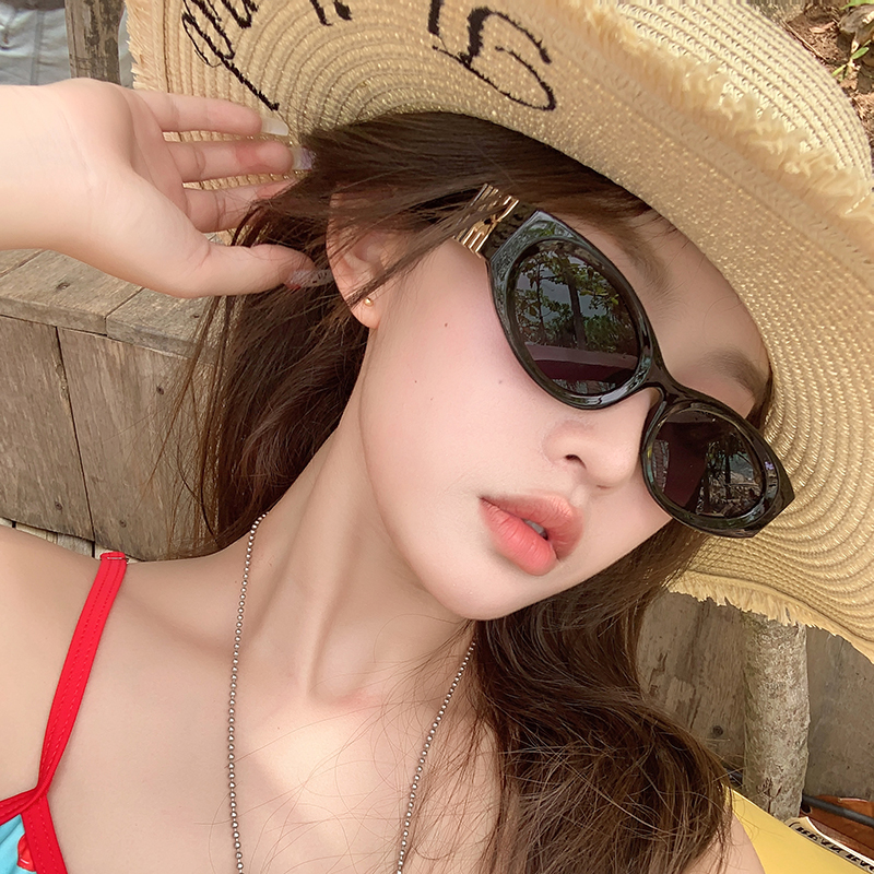 玳瑁色网红太阳眼镜显瘦韩版