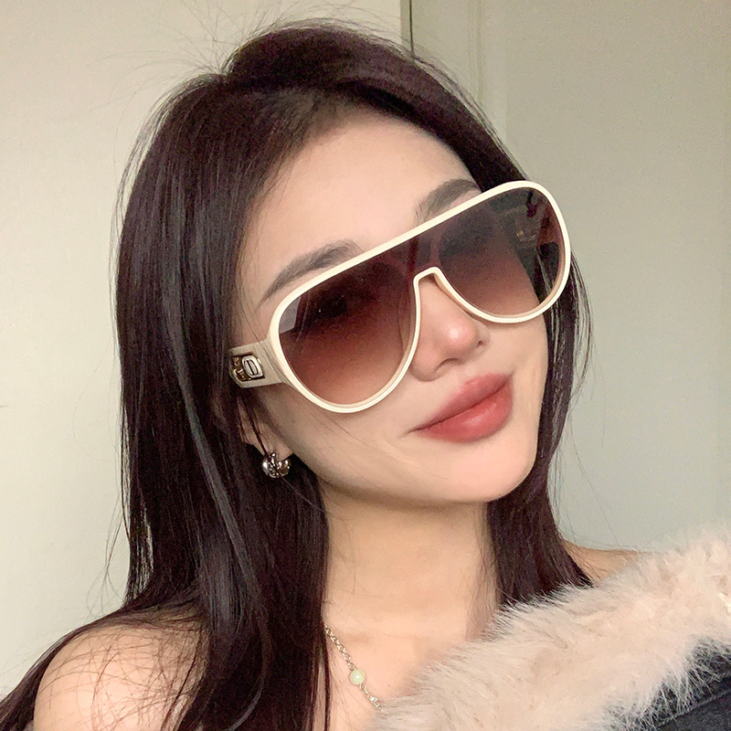 2023新款欧美风大框蛤蟆墨镜女潮