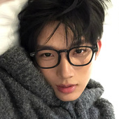 韩系男生复古方形粗框眼镜TR90超轻个性 痞帅防蓝光近视镜可配度数