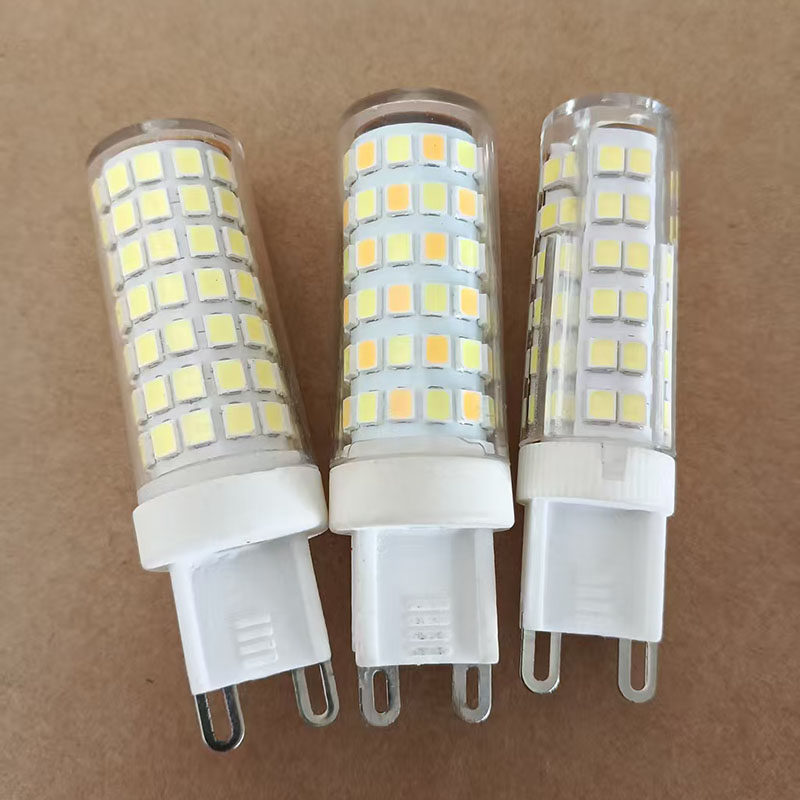 led灯泡超亮节能灯三色变光玉米灯家用照明灯g9电灯泡白光暖黄色
