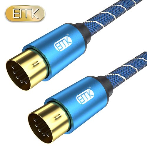 EMK 五针五芯MIDI音频线 5芯5针连接线 键盘电钢琴合成器信号线