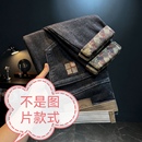 牛仔裤 2025新款 修身 小脚潮流弹力裤 男裤 子复古水洗休闲直筒裤 秋款