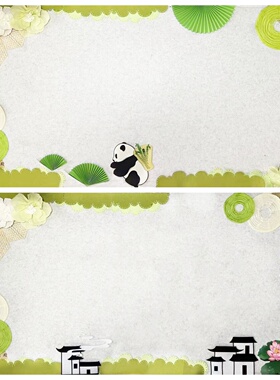 小学教室春天主题黑板文化墙装饰不织布墙贴幼儿园绿色系环创布置