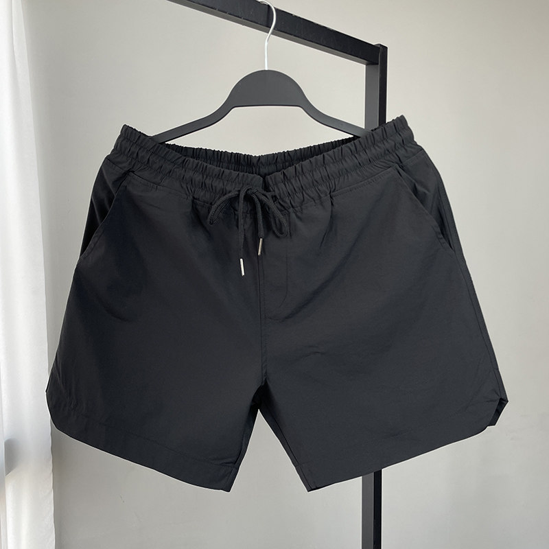 开衩运动短裤男健身三分裤 松紧腰系带速干弹力运动短裤青年透气,男装,短裤,淘宝优惠券,粉丝福利购,淘宝优惠卷