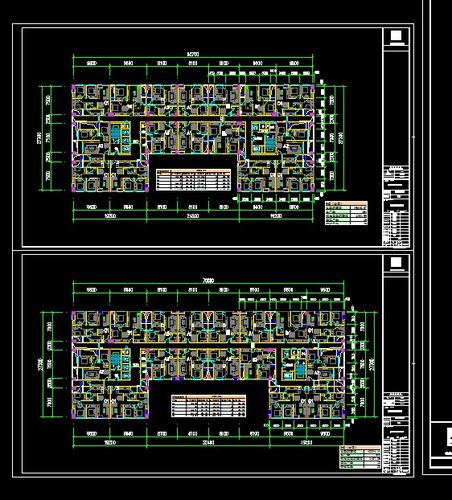 高层住宅公寓酒店式公寓SOHO户型loft公寓户型建筑设计CAD平面图
