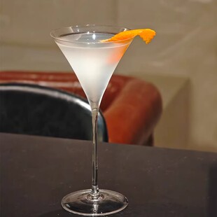日式木村系喇叭水晶玻璃V型调酒师干马天尼专用杯鸡尾酒杯