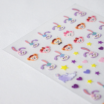 美甲贴纸TENSOR薄透超粘日式米奇