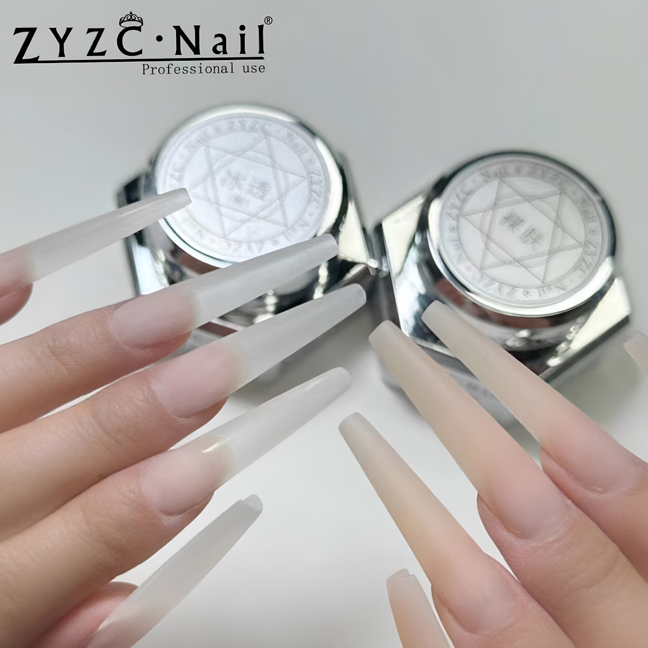 zyzc新升级无痛光疗胶纸托延长胶高透建构流平裸透色0痛感易塑形