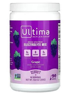 Ultima Replenisher生酮电解质粉零糖零卡无添加剂90份零碳水运动