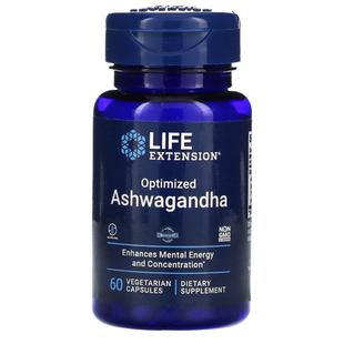 美国Life Extension 优化南非醉茄60粒提高记忆舒缓压力安稳睡眠