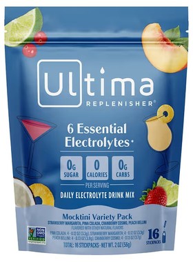 美国Ultima Replenisher 运动补充剂电解质粉多种口味混合包装
