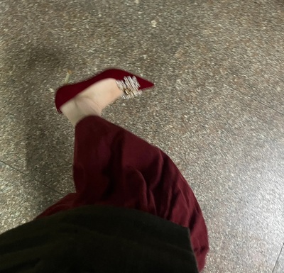 婚鞋秀禾服水晶高跟鞋