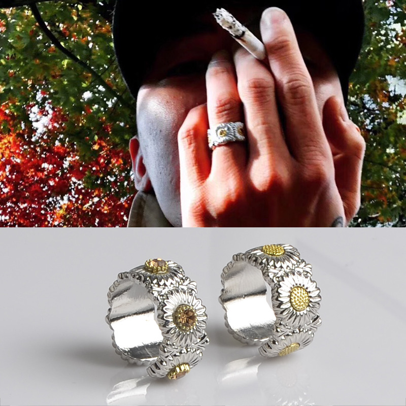 镶钻开口可调节戒指权志龙同款