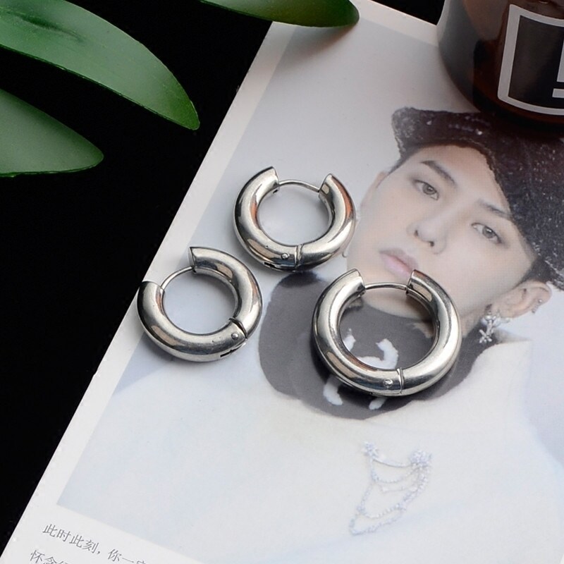 欧美霸气加粗耳环耳圈美伢耳饰女