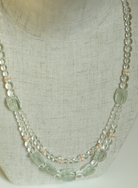 战国风璎珞止秋阁水晶汉服配饰