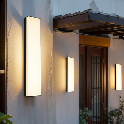户外壁灯上下射灯防水庭院别墅外墙灯室外露台门口超亮led墙壁灯