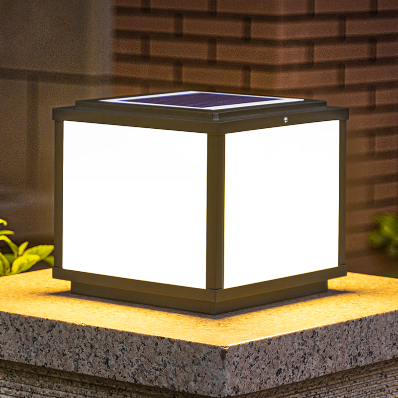 暖朵太阳能柱头灯户外室外别墅