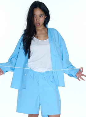 see sea o25ss STYLEM三色长袖衬衣春夏防晒三色长袖宽松慵懒显瘦