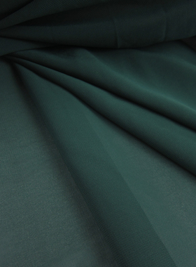 满29元全国包墨绿色珍珠雪纺柔软粗面衬衫套装连衣半身裙面料