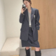 2026年春季 气质中长款 新款 外套女长袖 上衣 轻奢灰色西装 商场同款