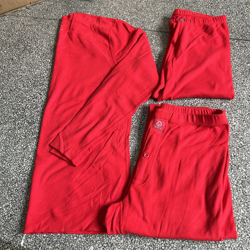 磨毛绒锁温男女保暖内衣套装