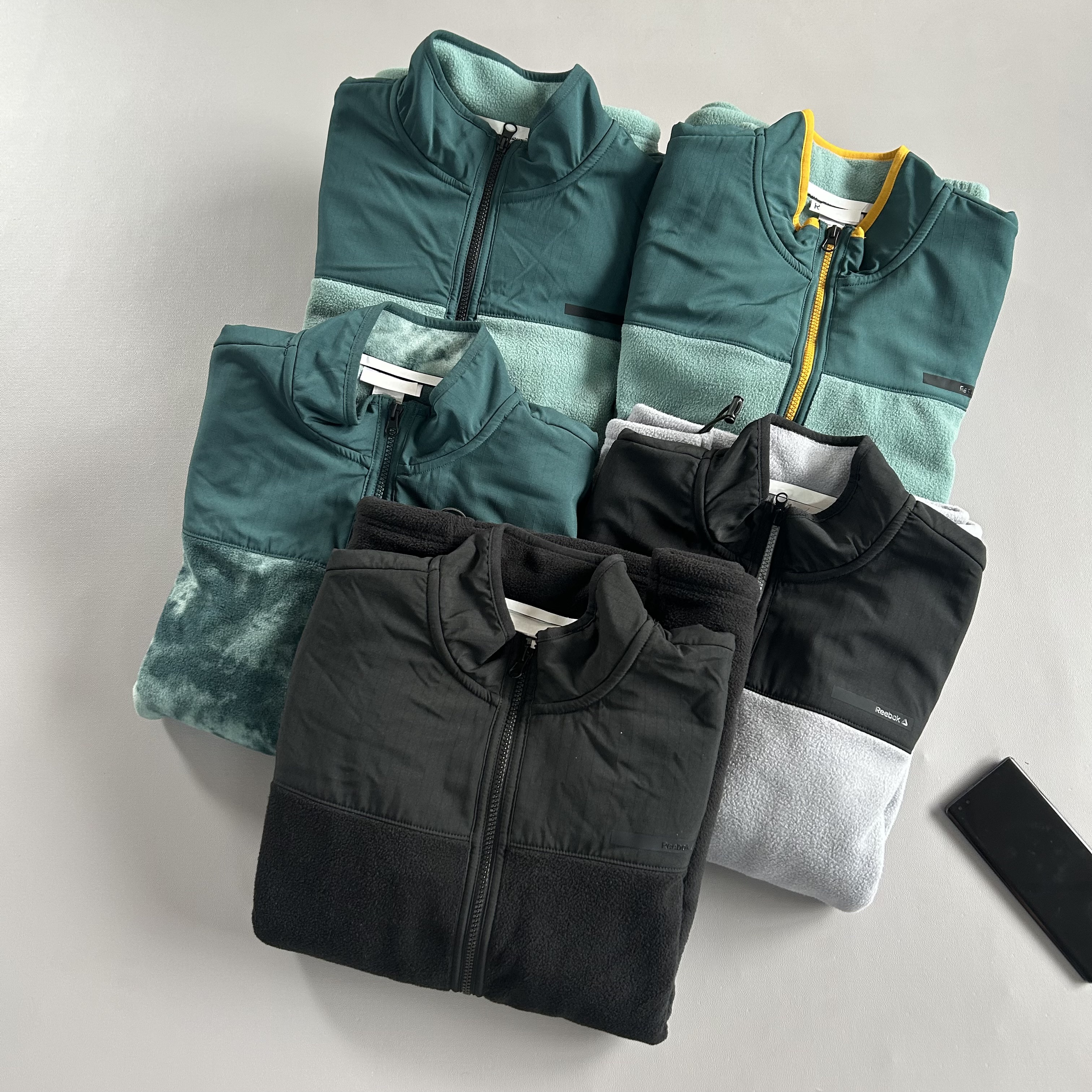 男士秋冬摇粒绒保暖拉链开衫外套