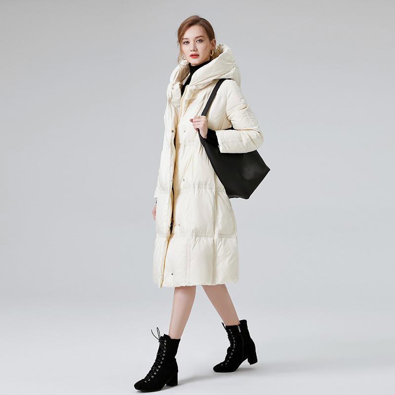 轻薄羽绒服女 2025新款白鸭绒韩版高端时尚宽松长款女士冬季外套