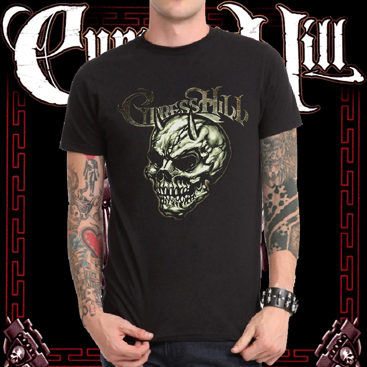 嘻哈摇滚乐队圆领短袖