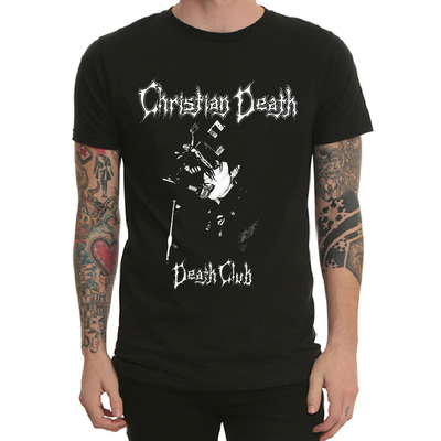 Christian Death重金属摇滚乐队T恤男短袖Death-Rock Cult哥特