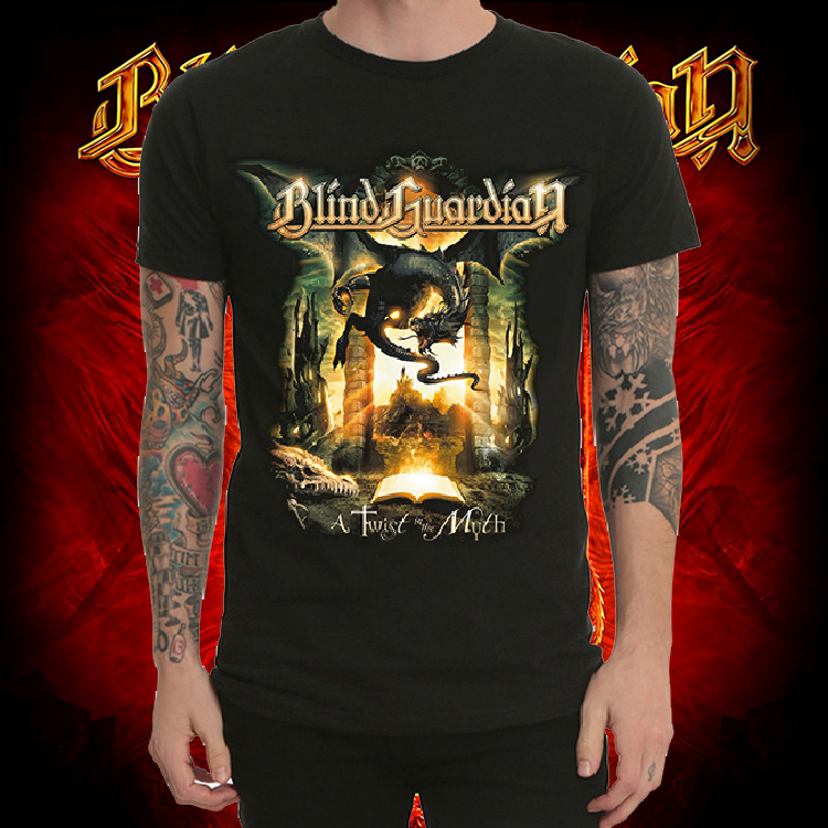 重金属摇滚乐队圆领短袖