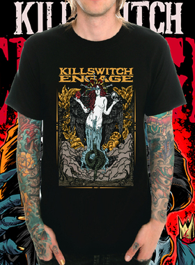 Killswitch Engage重金属核摇滚乐队T恤男圆领短袖春夏metalcore