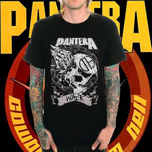 Pantera潘多拉重金属摇滚乐队T恤男Thrash Metal