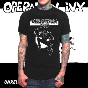 Operation Ivy朋克ska rancid tim摇滚乐队T恤男袖春夏圆领短