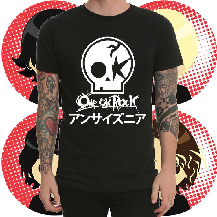 ok重金属摇滚乐队圆领短袖