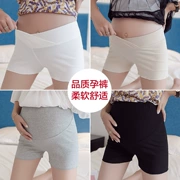 Lớn cộng phân bón XL mùa hè bà bầu ba quần short bảo hiểm an toàn chống nhẹ dạ dày nâng xà cạp 200 kg - Phụ nữ mang thai quần / quần bụng