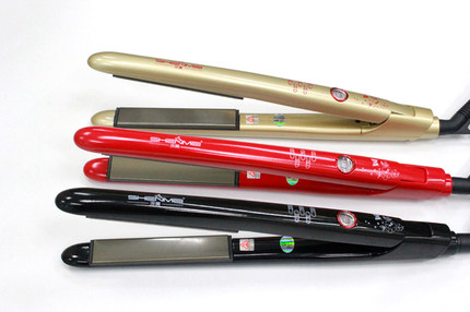 深美夹板3037迷你直卷两用直发器凹凸夹板U型夹弧形夹板专业影楼