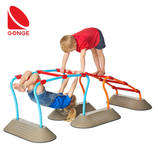 丹麦GONGE迷你跑酷套装 幼儿园运动宝宝攀爬架玩具3-7岁器材组合6