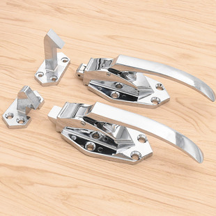 烘箱门锁1060冰柜拉手可调节拉手搭扣把手冷库烘箱烤箱配件