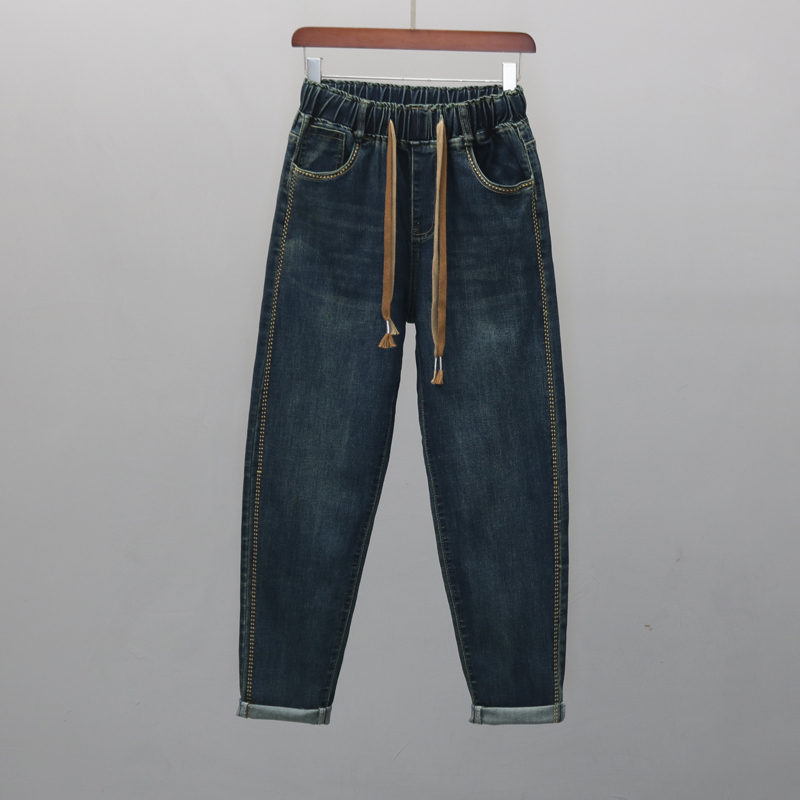 哈伦裤长裤常规牛仔棉春秋