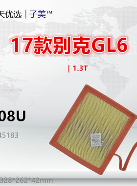 G008U适配别克GL6 阅朗 英朗 沃兰多 科鲁泽RS 1.3T空气滤芯清器