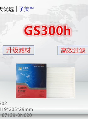 适配15款新皇冠GS200T GS300h IS200t RC200t 空调滤芯清器冷气格